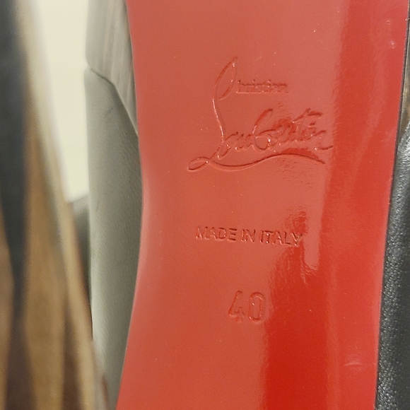 Christian Louboutin Leather Platform Pumps - Picture 5 of 12